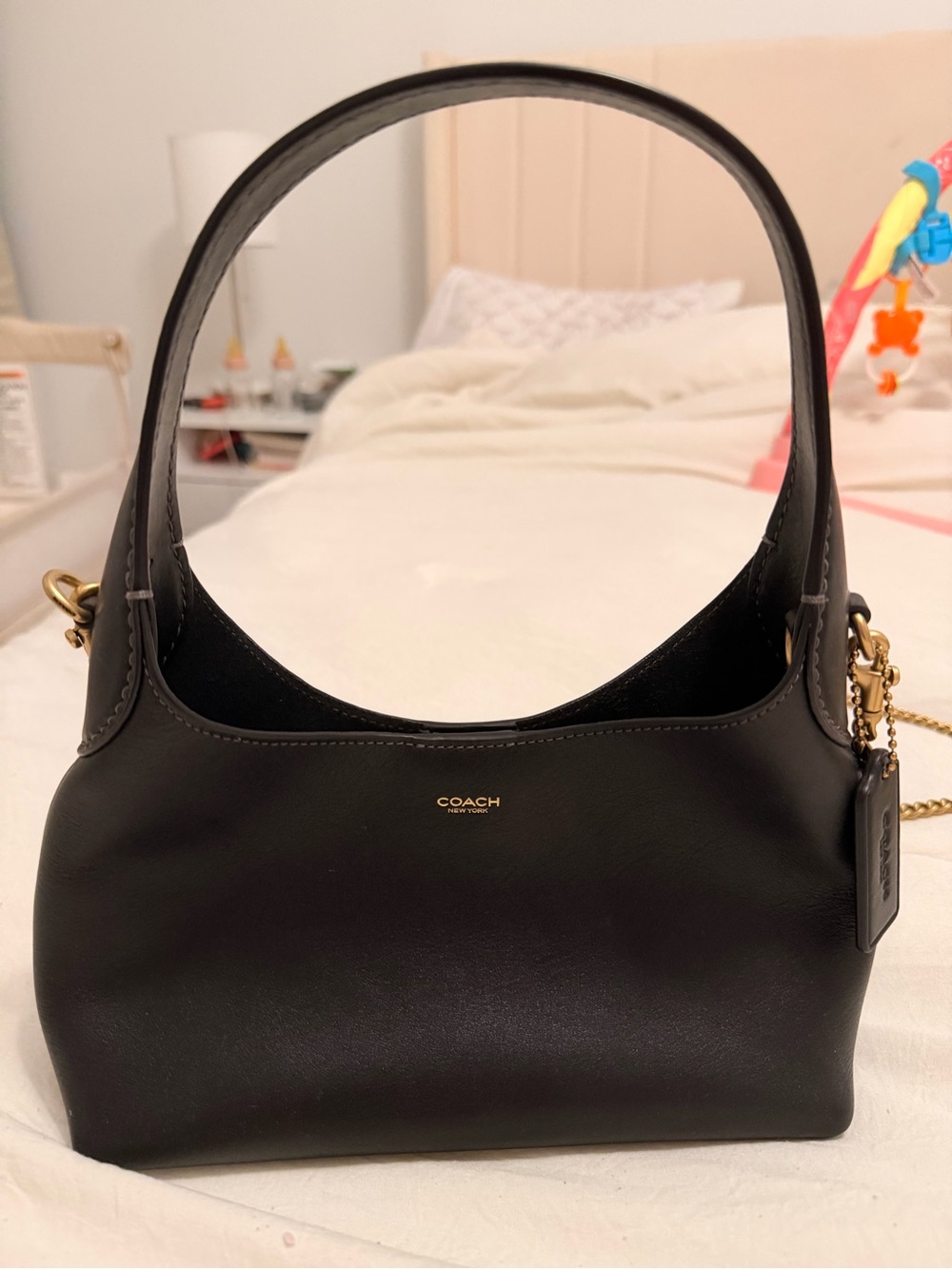 COACH Black Brooklyn Shoulder Bag 23